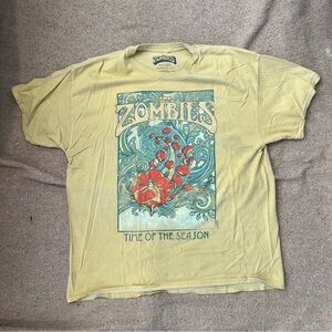 Urban Outfitters Yellow Zombies Graphic Tee